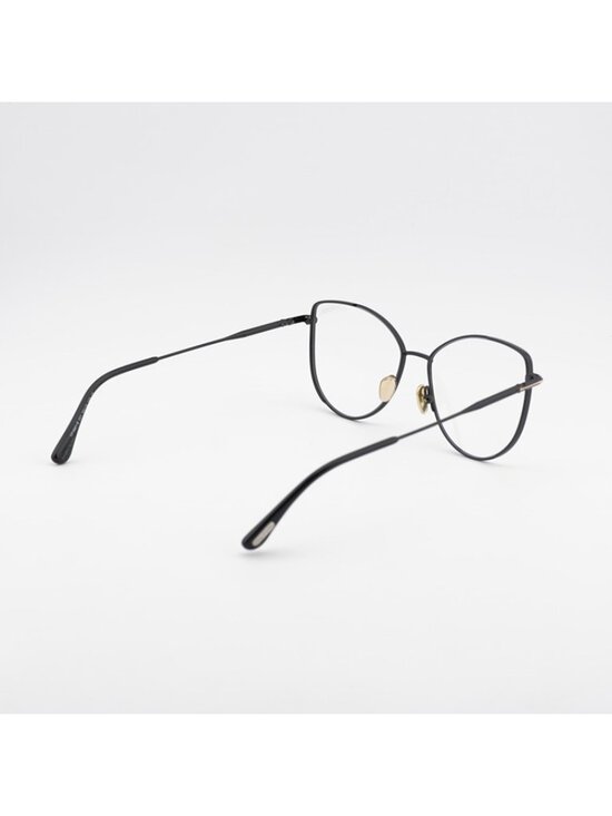 Tom Ford TF5667-B 001 Eyeglasses Black 55mm Cat Eye Frame, Blue Light Block main image 7